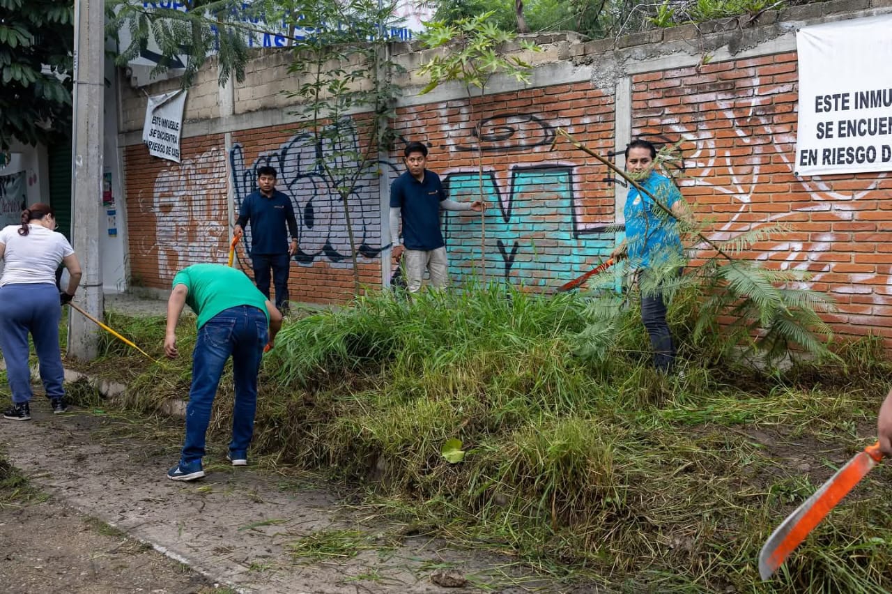 Tequio vecinal en San José La Noria refuerza la cultura de la limpieza ...